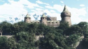 Voir le détail de cette oeuvre: Chateau medieval